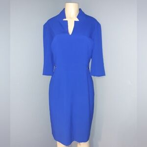 TAHARI ROYAL BLUE DRESS SZ 14